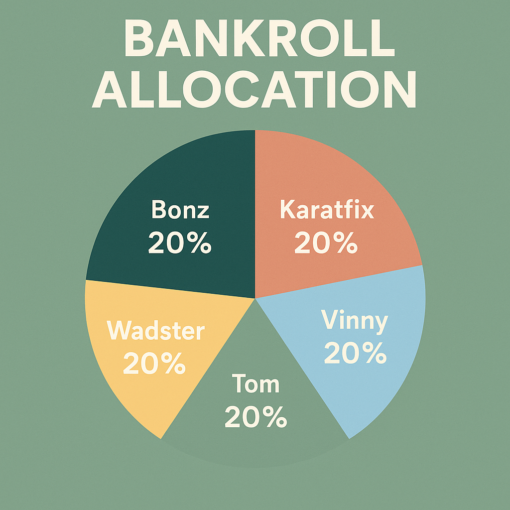 How to distribute your total betting funds across tipsters