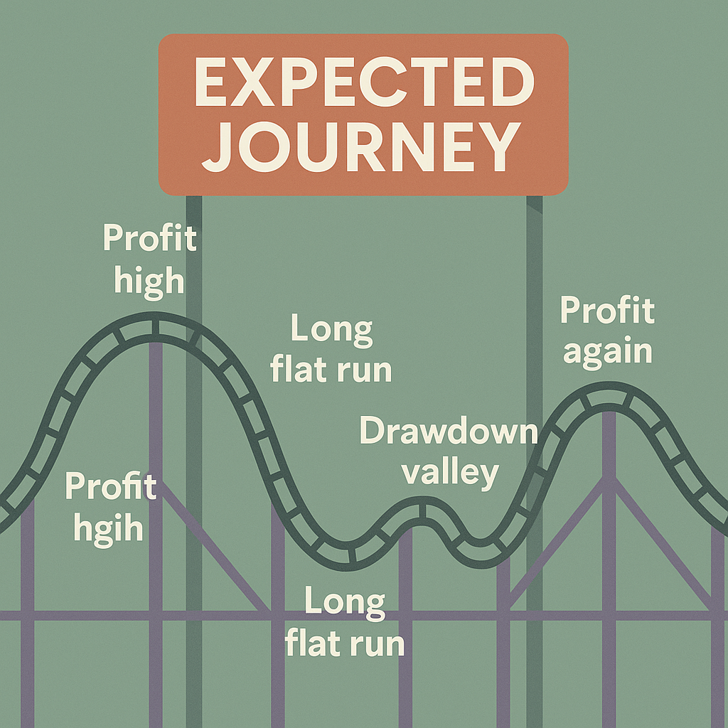 The emotional ups and downs of following tipsters with a bankroll