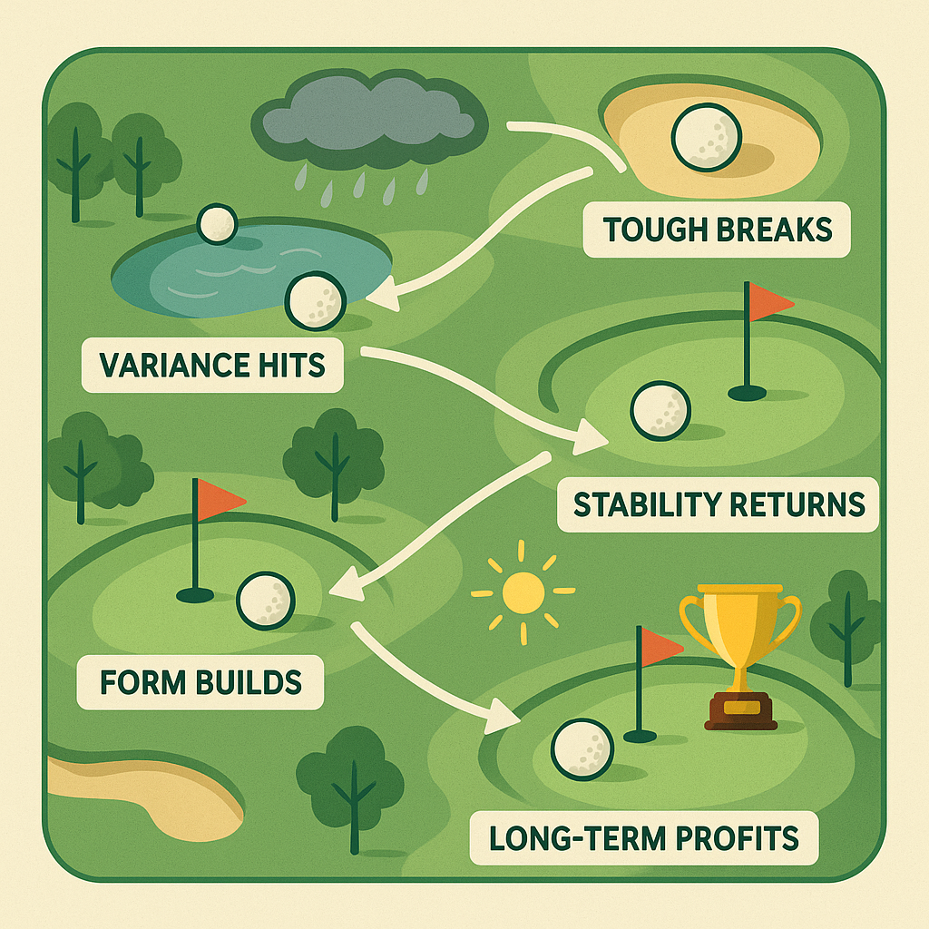 betting journey following a golf tipster